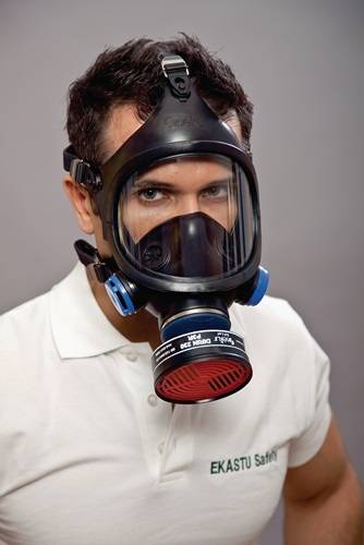 Atemschutzvollmaske C607 SELECTA Klasse 2 EN 136 Kl.2,DIN EN 136,o.Filter EKASTU