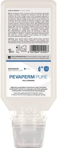 Hautschutz Pevaperm PURE 1l unparfümiert Softflasche PAUL VOORMANN