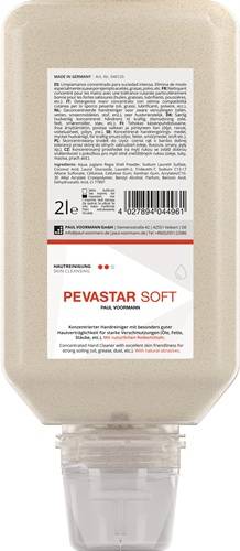 Handreinigung Pevastar SOFT 2l silikon- u.lösemittelfrei Softflasche