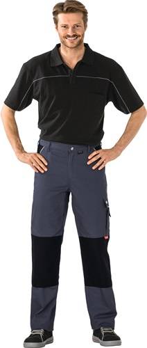 Bundhose Canvas 320 Gr.46 grau/schwarz PLANAM