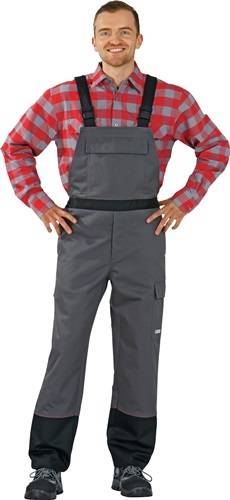 Schweißerschutzlatzhose Weld Shield Gr.48 grau/schwarz