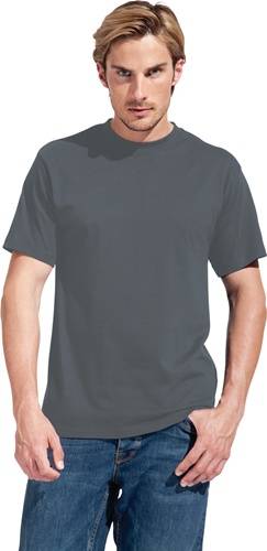 Mens Premium T-Shirt Gr.L steel grey PROMODORO