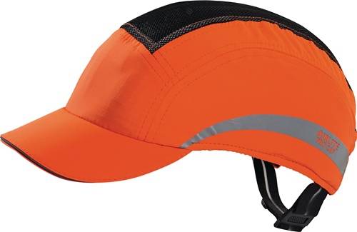 Anstoßkappe X! 9500 54-64cm neonorange Schirmlänge 5cm EN 812:2012 PRO FIT