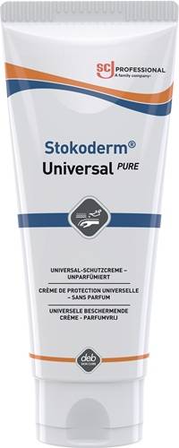 Hautschutzcreme Stokoderm Univ.PURE 100ml unparfümiert weiß Tube