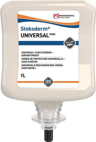 Hautschutzcreme Stokoderm Univ.PURE 1l unparfümiert ungefärbt Kartusche