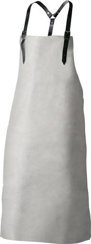 Brustlatzschürze Knut L.ca.100xB.ca.80cm grau Spaltleder FELDTMANN