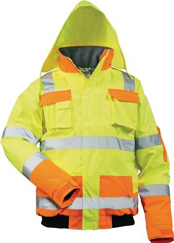 Warnschutz-Pilotenjacke Mats Gr.XXXL gelb/orange SAFESTYLE