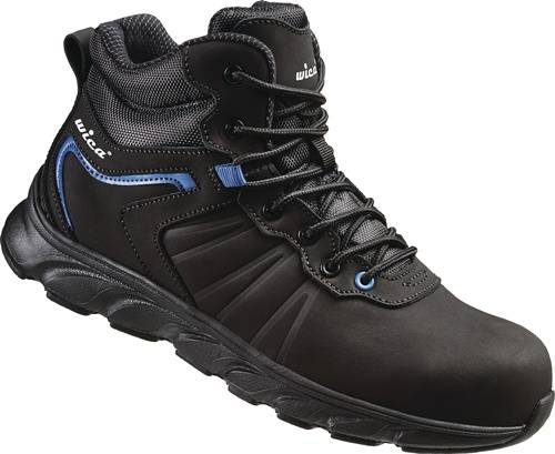 Sicherheitsstiefel Mathi Gr.41 schwarz/blau S3 SRC EN20345 Leder WICA