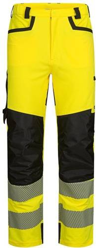 Warnschutzbundhose REIMS Gr.48 gelb/schwarz ELYSEE