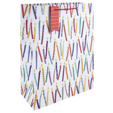 Clairefontaine 6x XL-Geschenktasche, Kerzen, 33x15x45,5 cm Mehrfarbig 35453-1WC