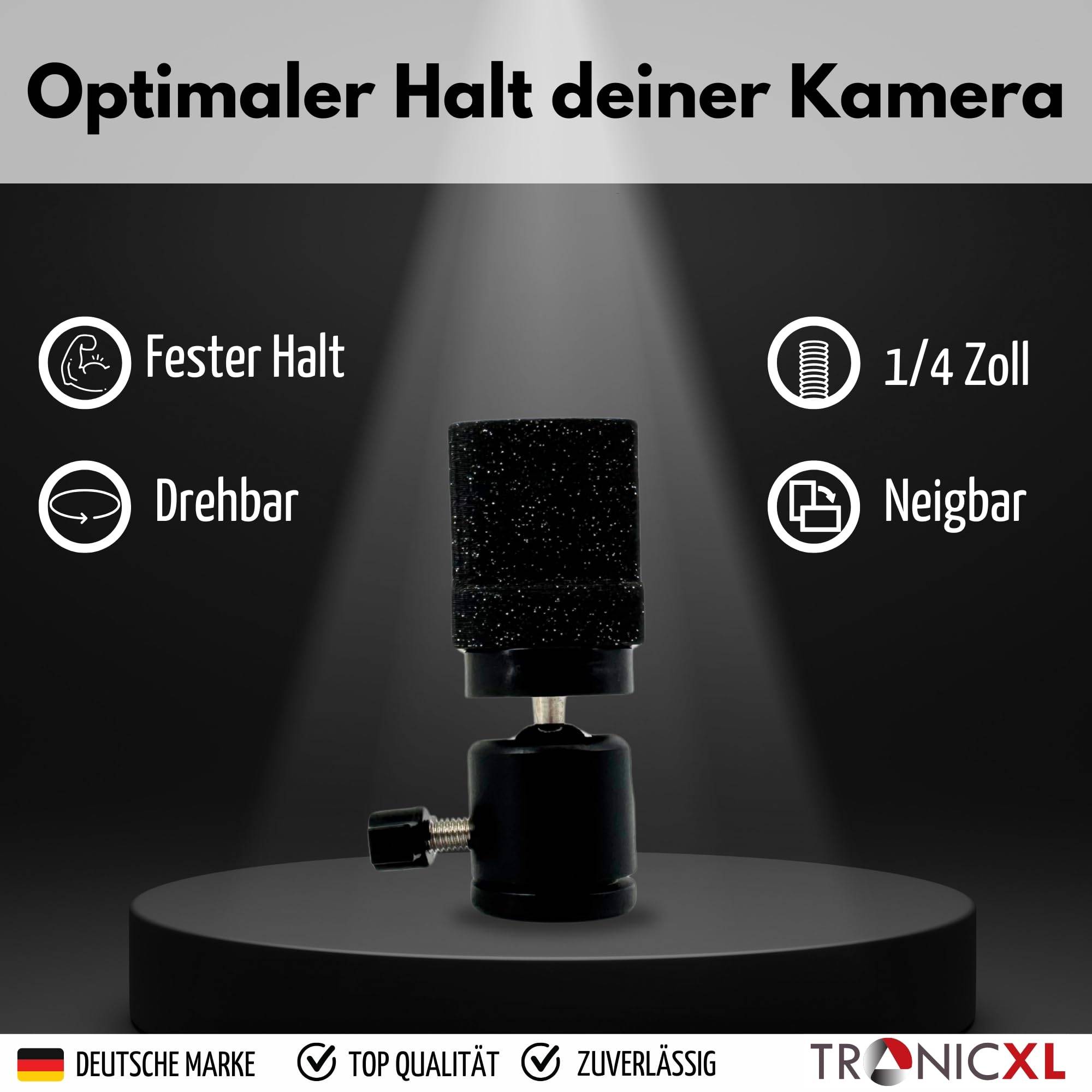 Stativ Adapter für DJI OSMO Pocket mit Kugelkopf neigbar Handheld Gimbal Zubehör Halter Halterung