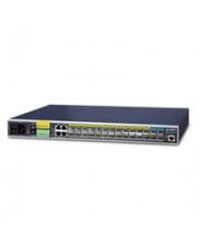 Planet Managed L3 Gigabit Ethernet 10/100/1000 Vollduplex Rack-Einbau 1U Industrial 14-Port 100/1G SFP with 4 Shared TP + 10-Port 1G/2.5G + 4-Port