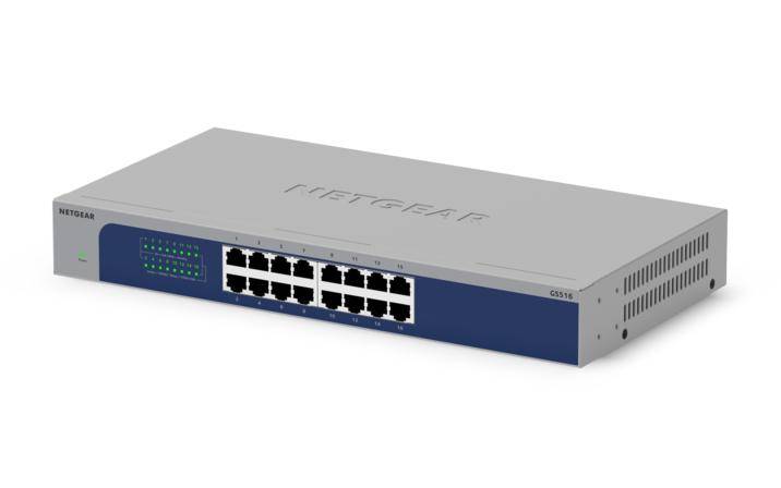 Netgear GS516 - V3 - Switch - unmanaged - 16 x 10/100/1000