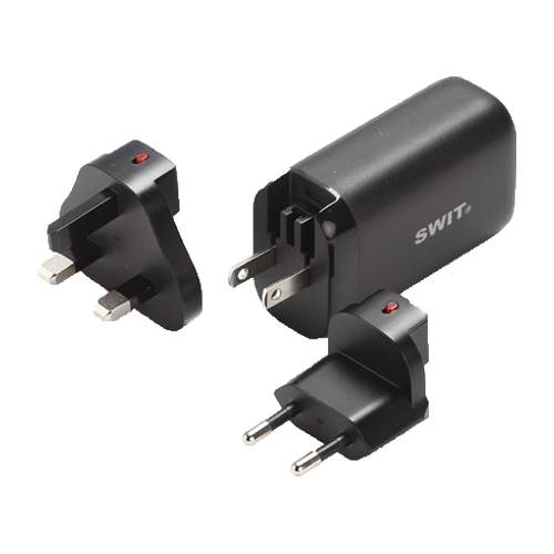 SWIT ELECTRONICS UC-2065 - Reise-Ladegerät für Laptops & weitere Geräte (65 W Ausgangsleistung | USB-C/A GaN)