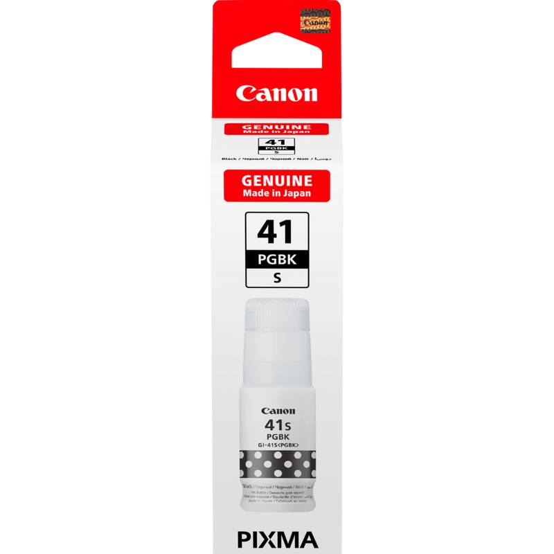 Canon PIXMA 41 PG schwarze Tintenpatrone, Verpackung mit den Aufschriften „Genuine