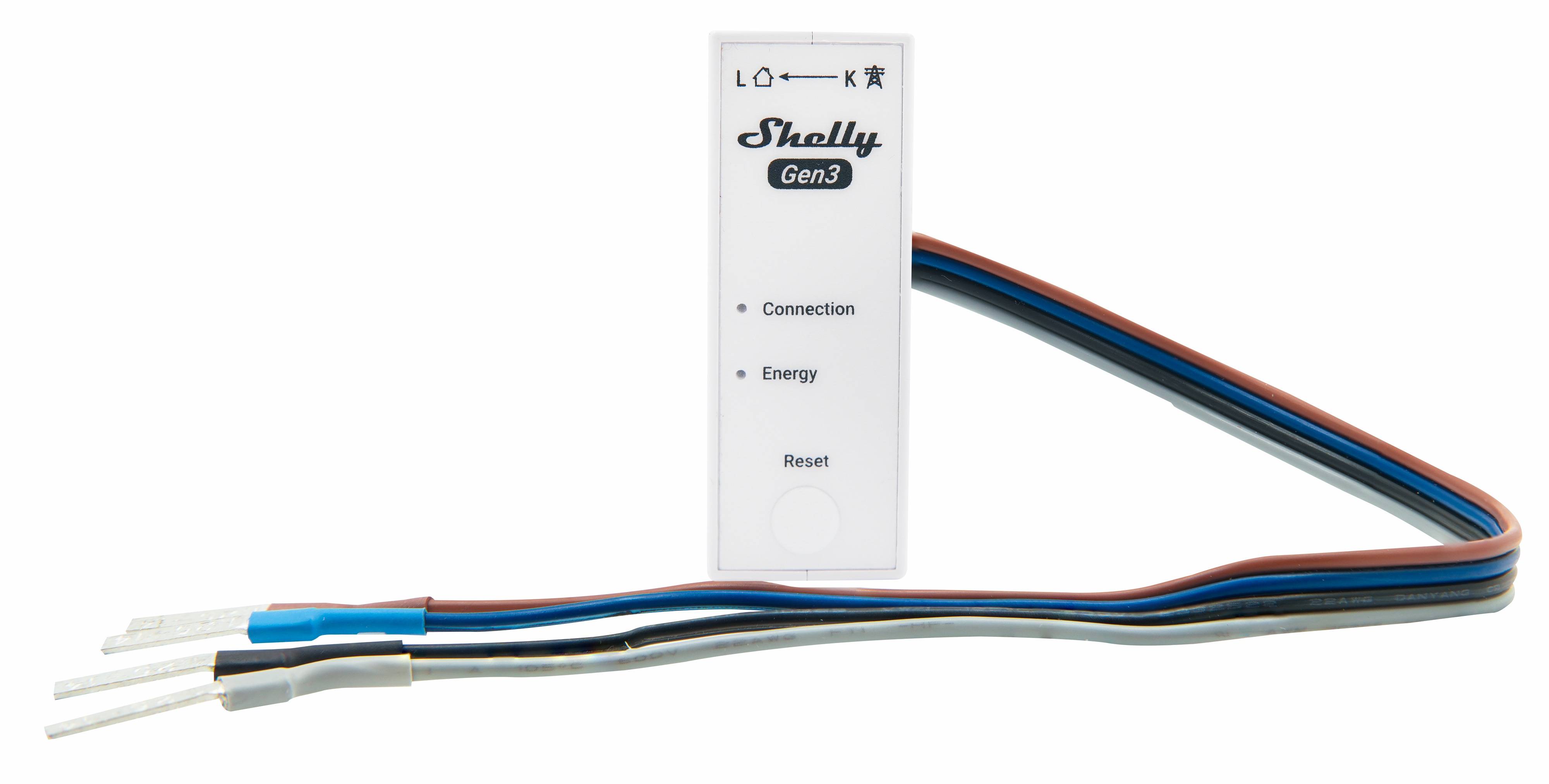 SHELLY WLAN-Stromzähler 3EM-63W Gen3, weiß