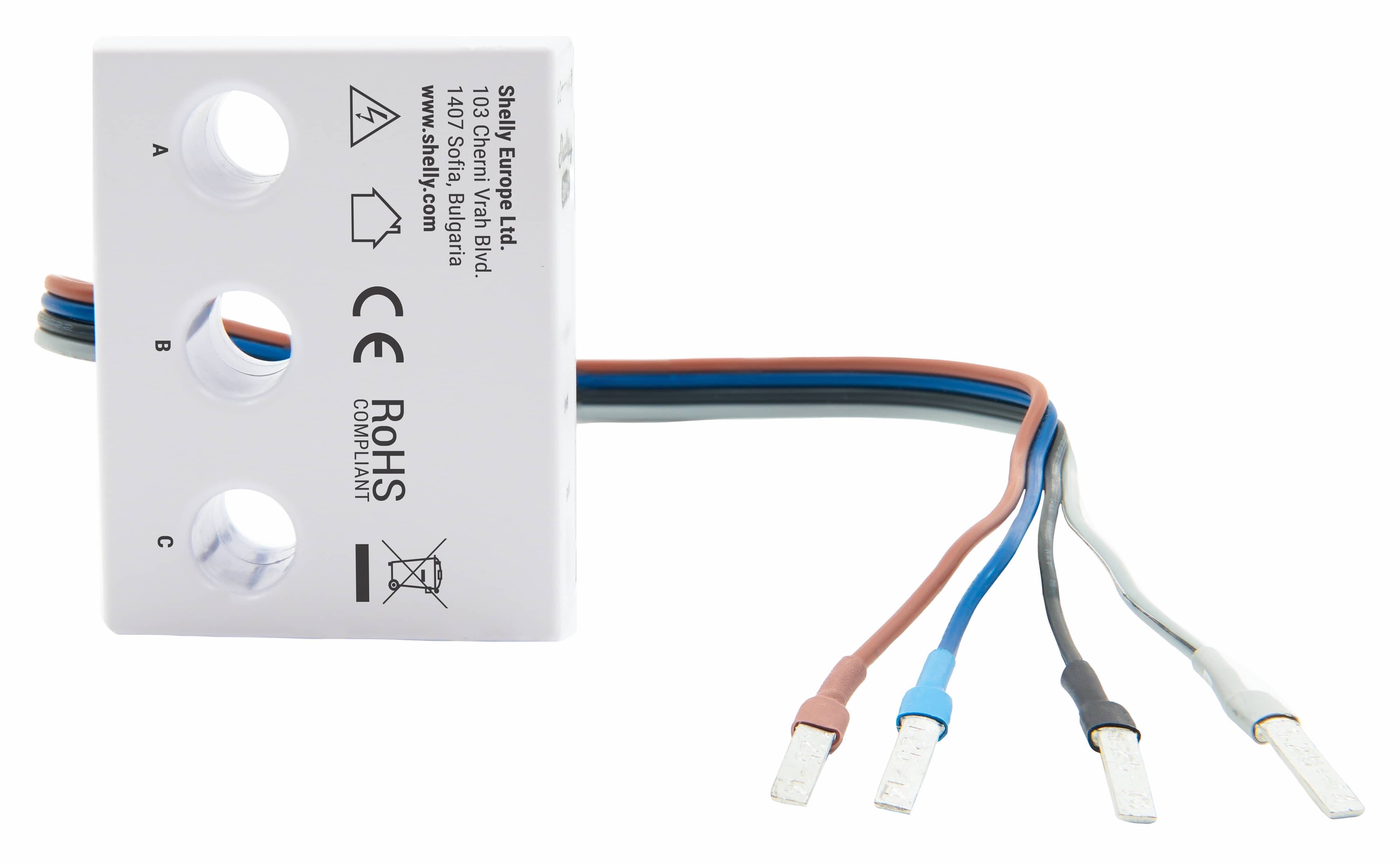 SHELLY WLAN-Stromzähler 3EM-63W Gen3, weiß