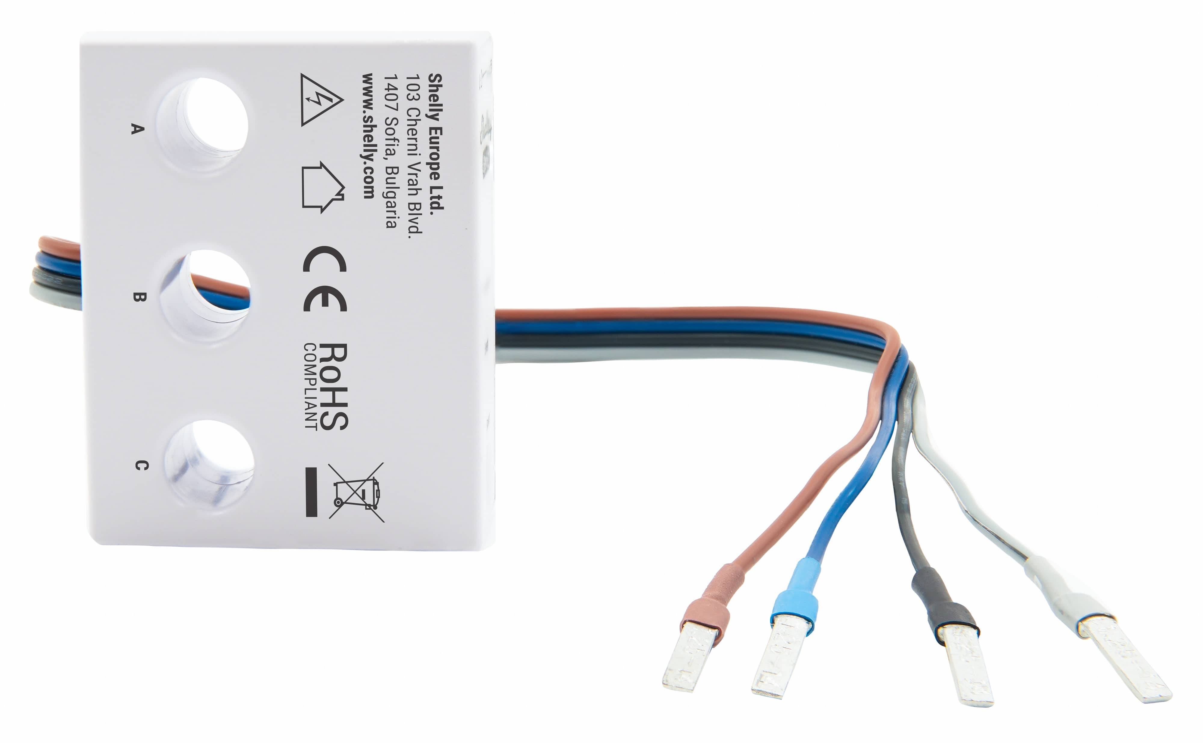 SHELLY WLAN-Stromzähler 3EM-63W Gen3, weiß