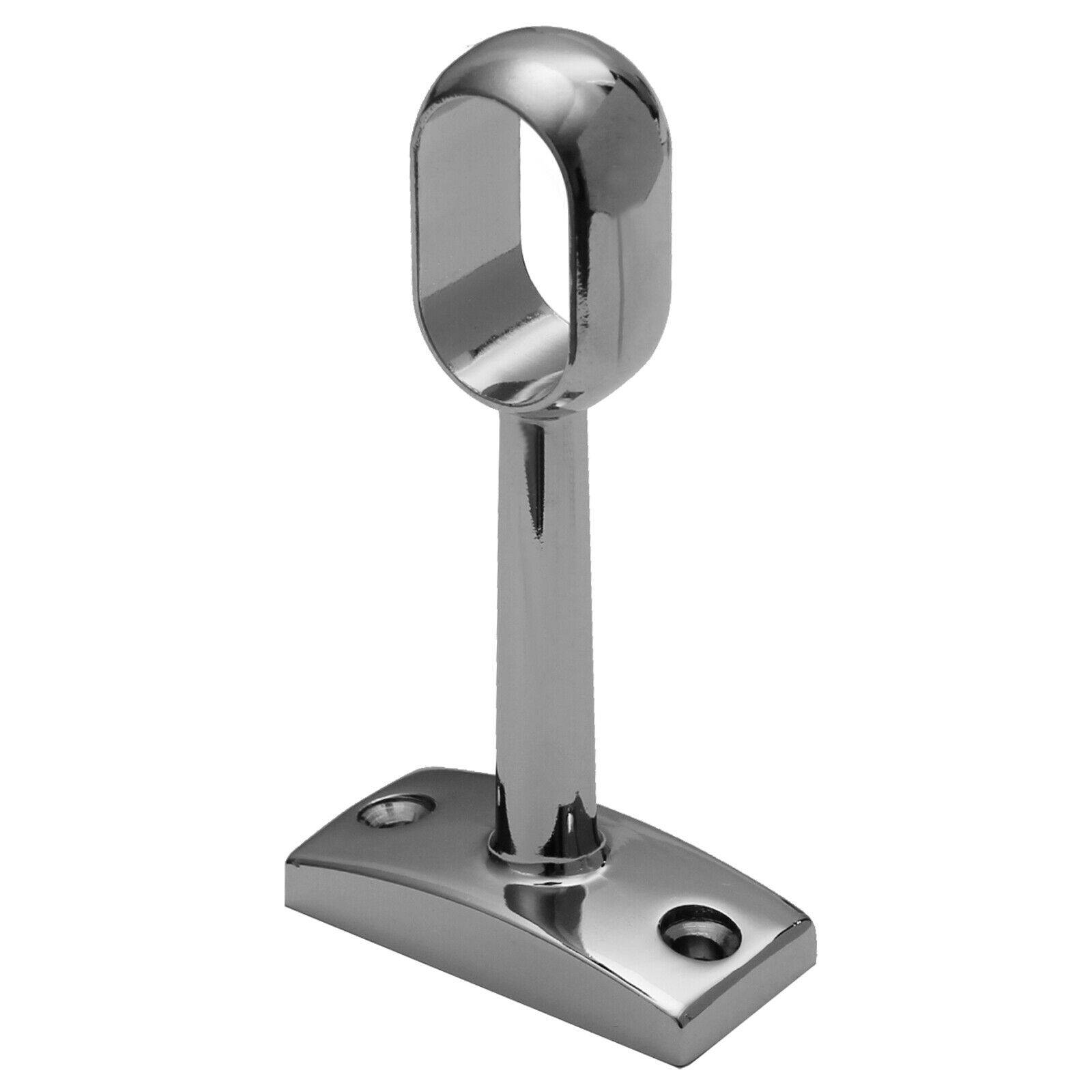 Ovalrohr 15x30mm Halter Kleiderstange Halterung Stangenhalter Garderobe 3-13 1x Mittelstück