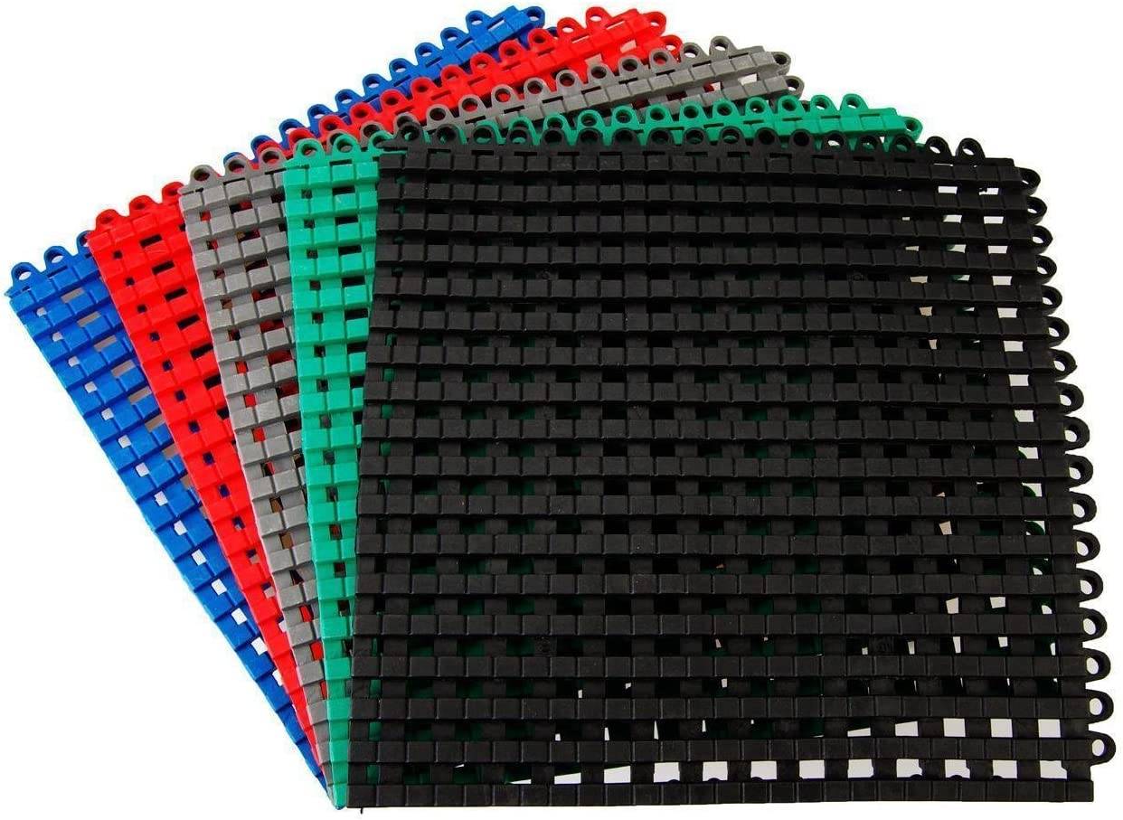 Profi Bodenrost Duschmatte Schwimmbad Sauna Antirutschmatte Badvorleger XXL Schwarz