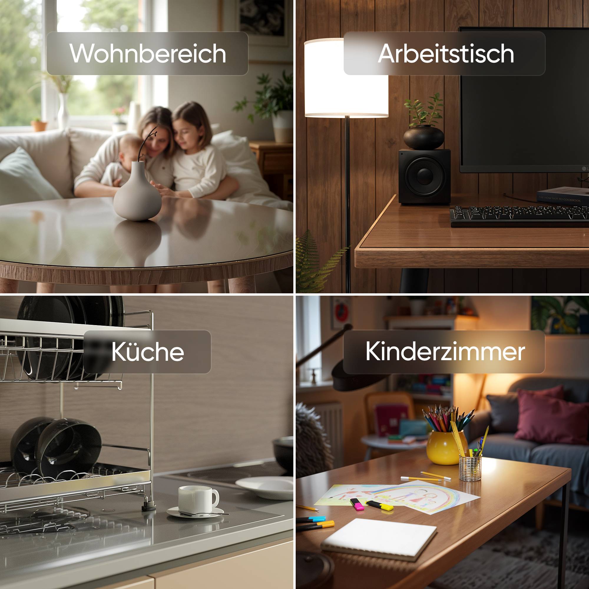 Björn&Schiller Tischfolie transparent 2mm, Tischauflage Schutzfolie für Tisch 90x120 cm – kratzfest, wasserfest & hitzebeständig