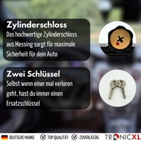 Wegfahrsperre Lenkradkralle Lenkradschloss mit Messing Schloss + 2 Schlüssel PKW Diebstahlschutz Diebstahlsicherung Auto Kralle Wegfahrsperre Lenkradkralle Lenkradschloss mit Messing Schloss + 2 Schlüssel PKW Diebstahlschutz Diebstahlsicherung Auto Kralle
