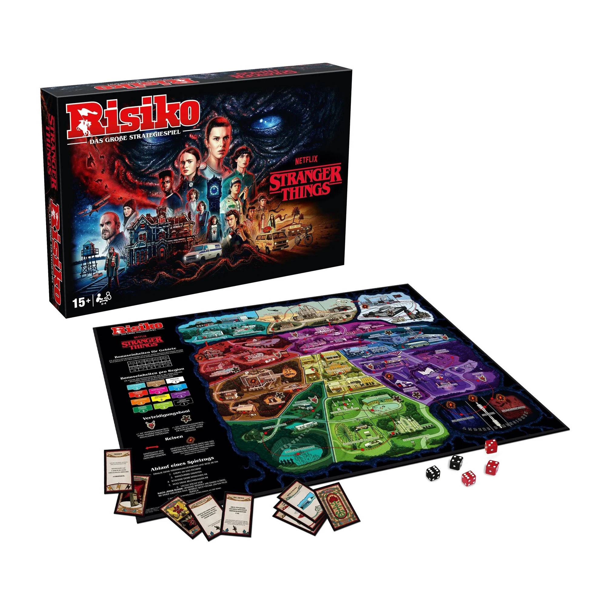 Risiko - Stranger Things Brettspiel Strategie Gesellschaftsspiel