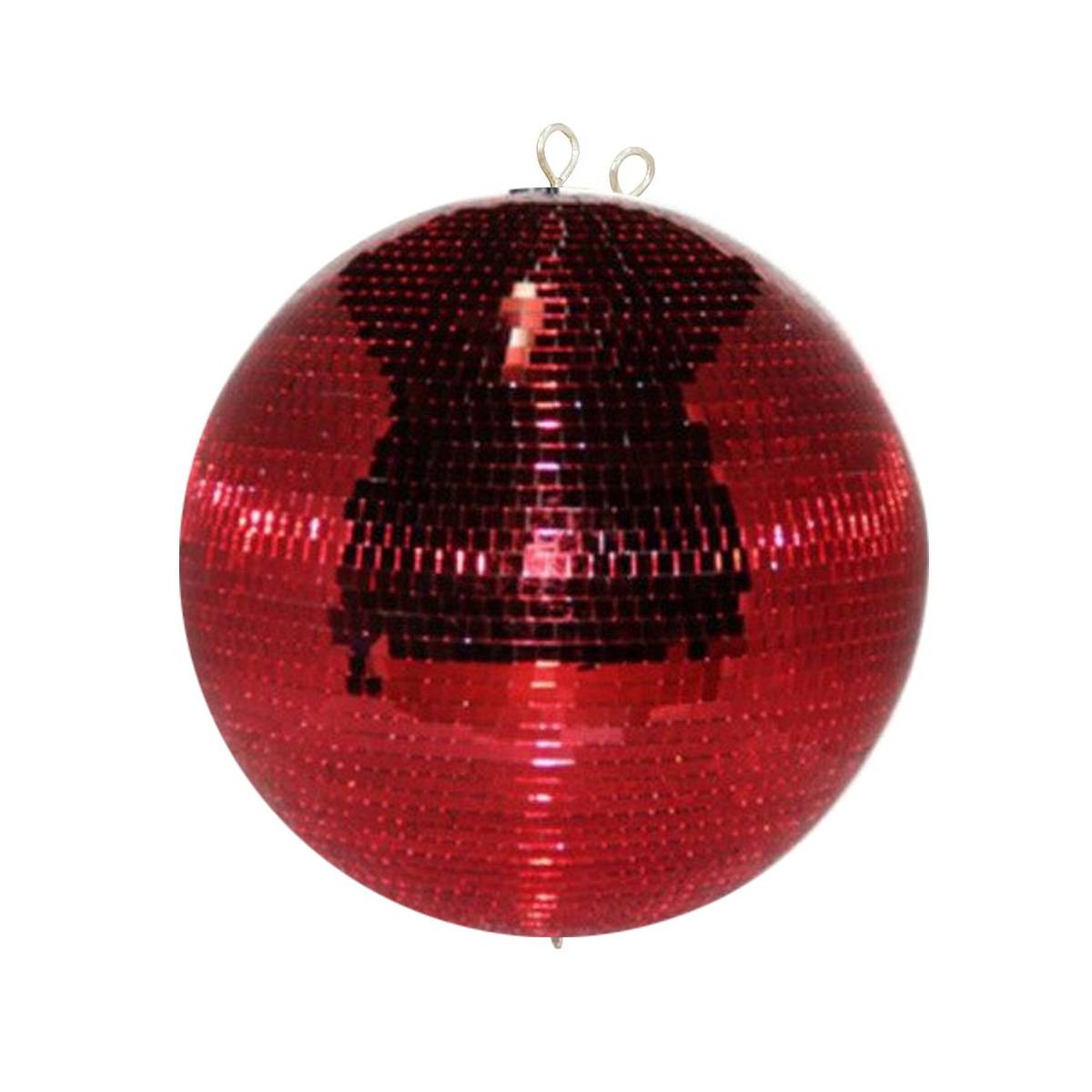 Spiegelkugel 50cm rot Discokugel Mirrorball Disko Partykugel Dekokugel