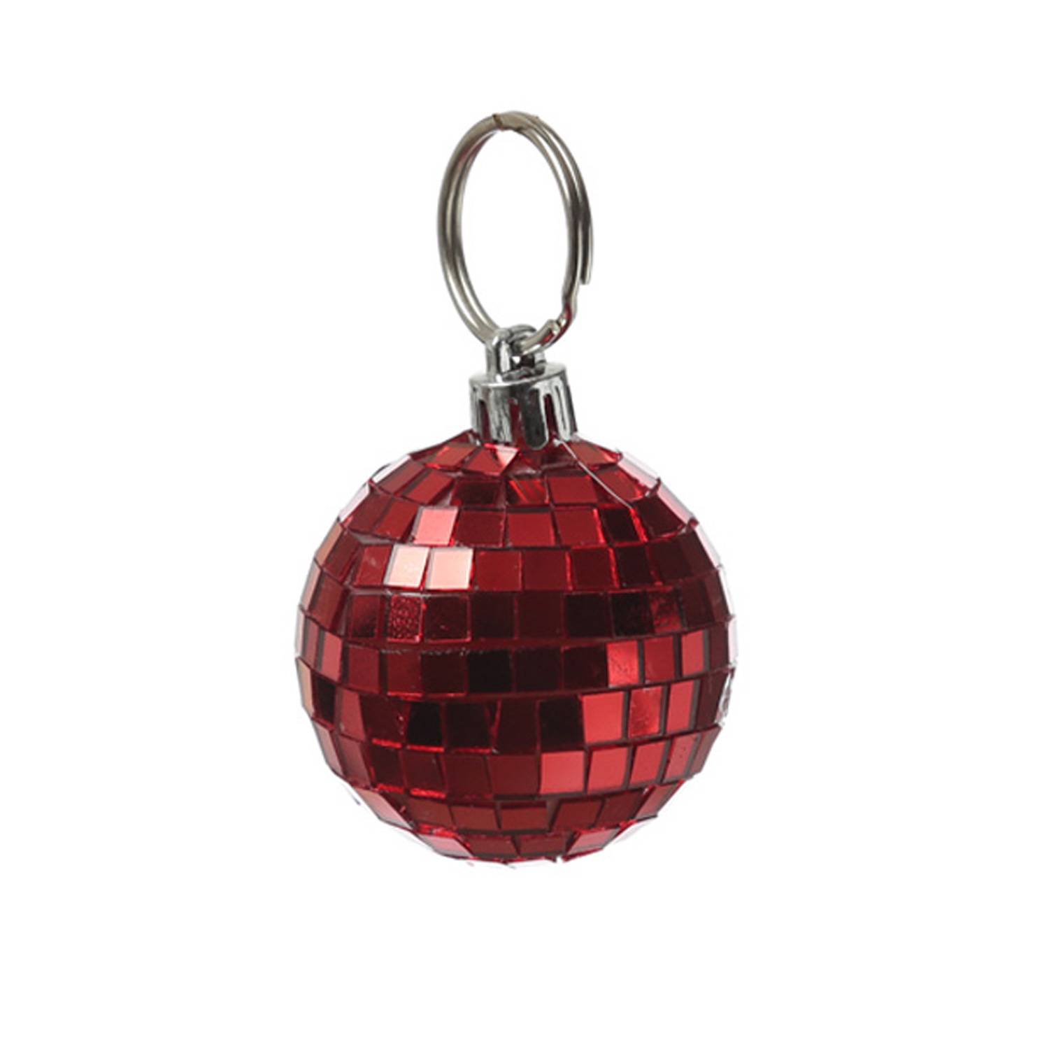 Spiegelkugel 5cm rot Mini Discokugel Mirrorball Disko Partykugel Dekokugel