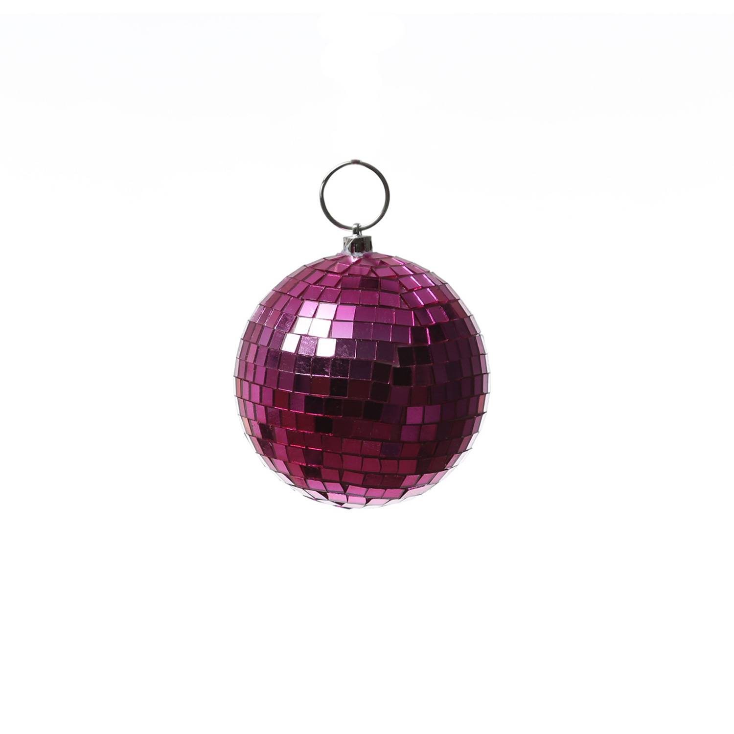 Spiegelkugel 10cm pink Discokugel Mirrorball Disko Partykugel Dekokugel