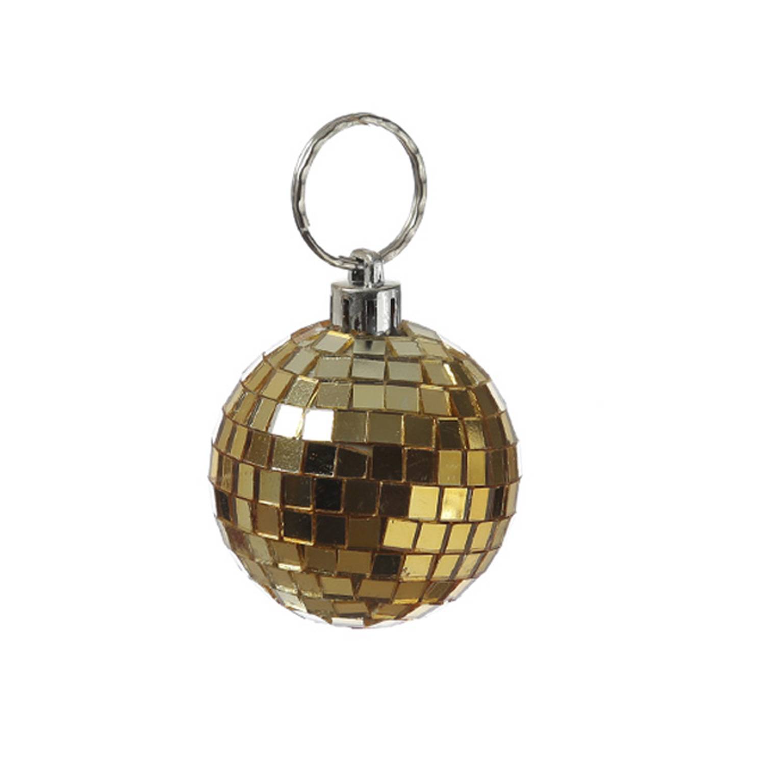 Spiegelkugel 5cm gold Mini Discokugel Mirrorball Disko Partykugel Dekokugel