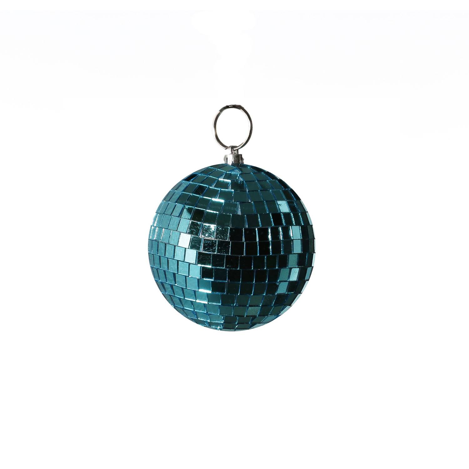 Spiegelkugel 10cm blau Discokugel Mirrorball Disko Partykugel Dekokugel