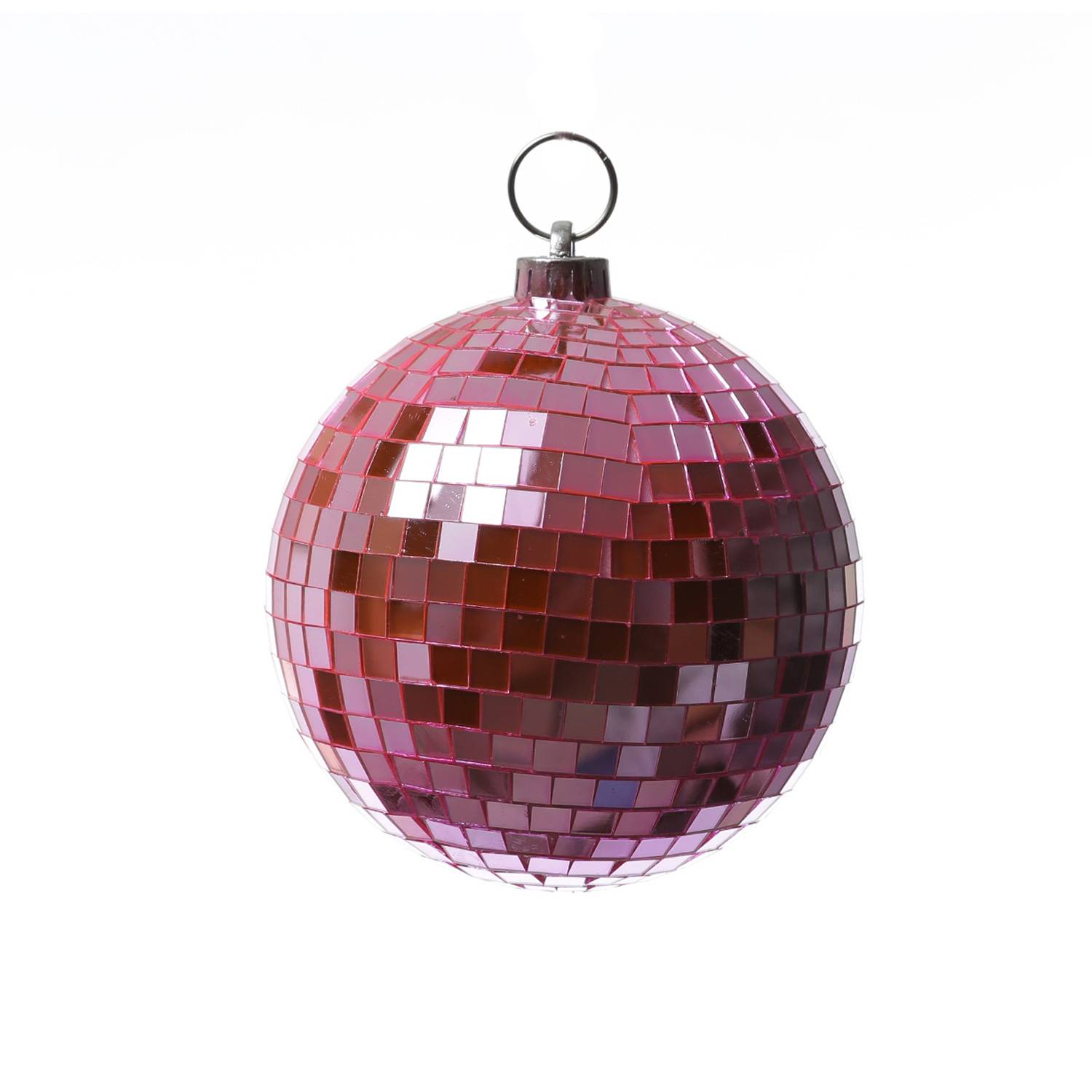 Spiegelkugel 15cm rosa Discokugel Mirrorball Disko Partykugel Dekokugel