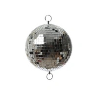 Spiegelkugel 20cm silber Discokugel 2 Ösen für Werbe-Dekozwecke Schaufenster Spiegelkugel 20cm silber Discokugel 2 Ösen für Werbe-Dekozwecke Schaufenster