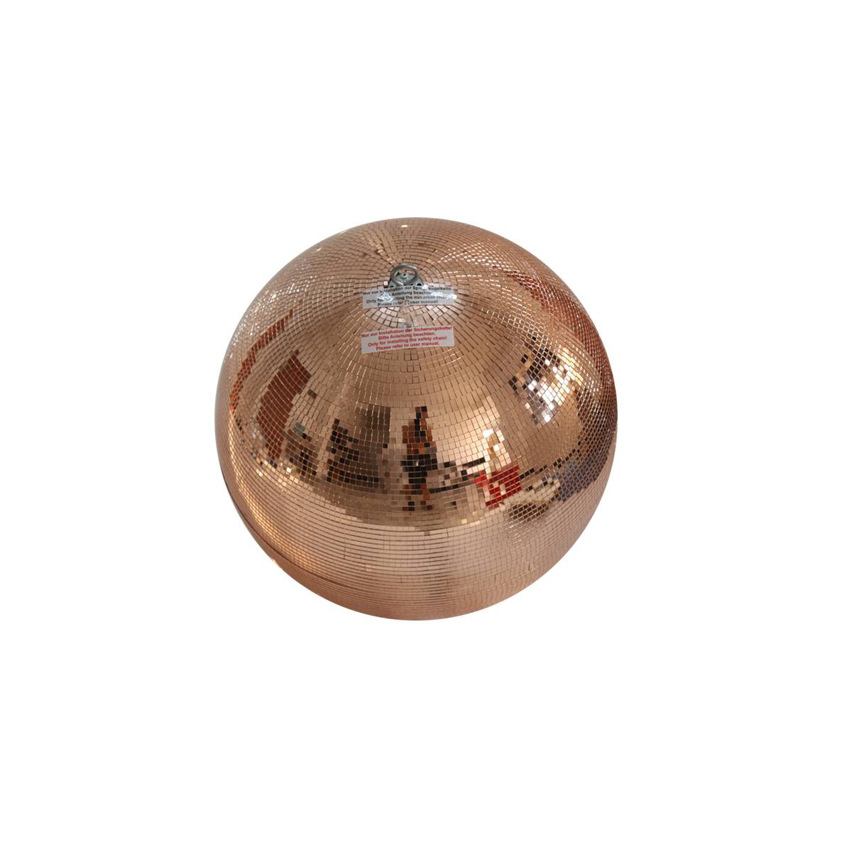 Spiegelkugel 20cm kupfer Discokugel Mirrorball Disko Partykugel Dekokugel