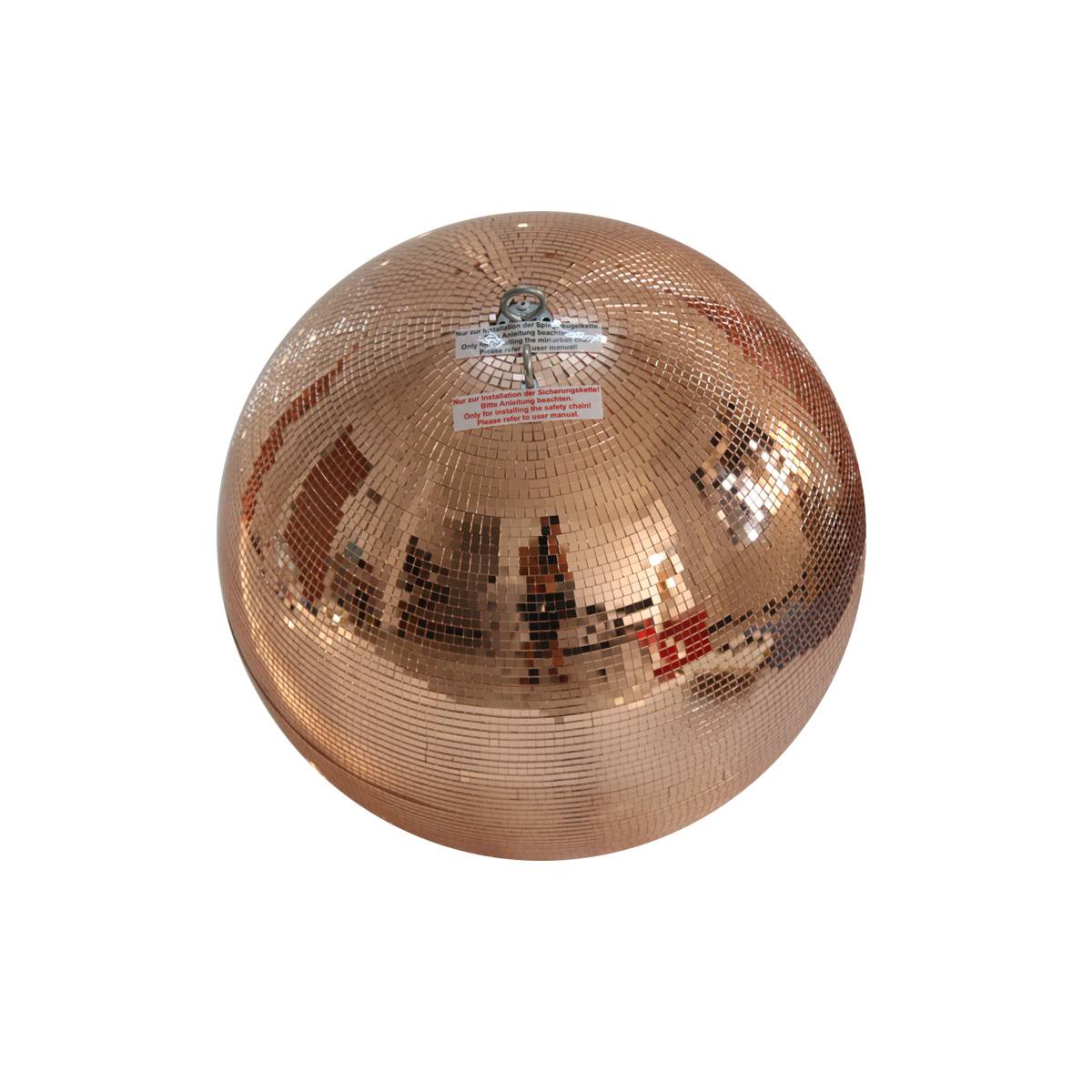 Spiegelkugel 30cm kupfer Safety Discokugel Mirrorball Disko Partykugel Dekokugel