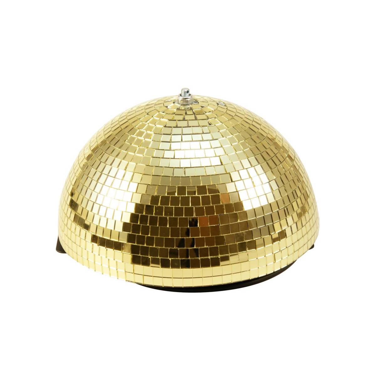 Spiegelkugel halb 30cm für Deckenmontage Discokugel Spiegel-Halbkugel gold