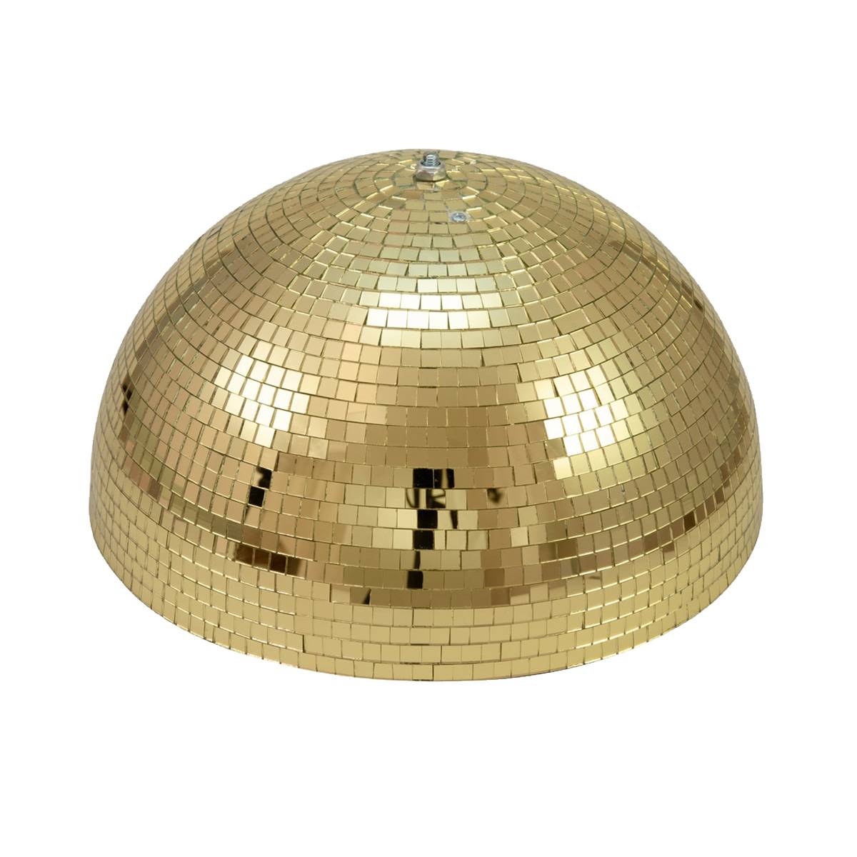 Spiegelkugel halb 40cm für Deckenmontage Discokugel Spiegel-Halbkugel gold