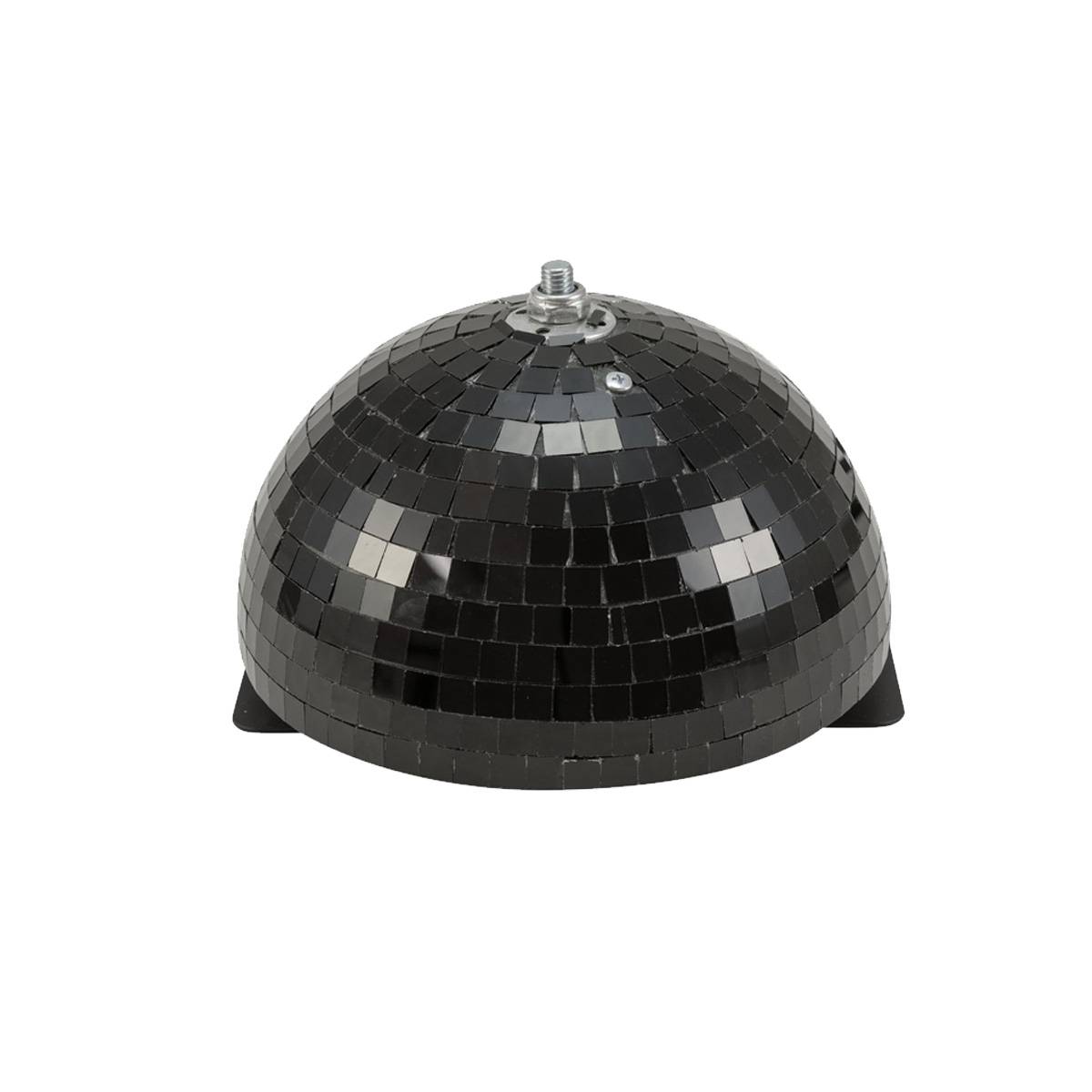 Spiegelkugel halb 20cm für Deckenmontage Discokugel Spiegel-Halbkugel schwarz