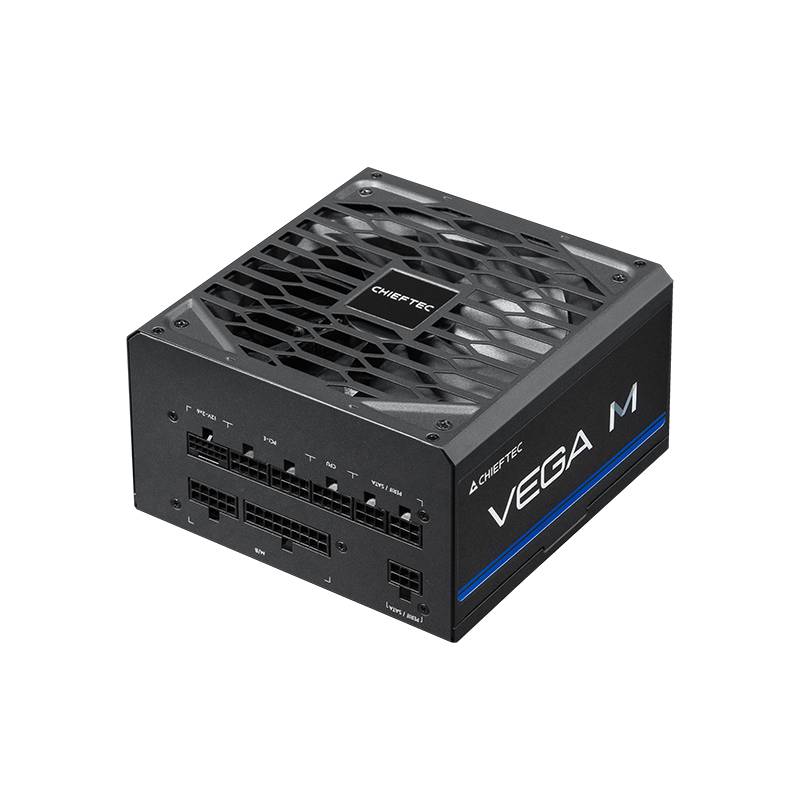 Chieftec Vega M PPG-750-C, PC-Netzteil, 750 W, 100 - 240 V, 50/60 Hz, Aktiv, 100 W, 100 W