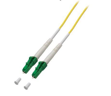 LWL Patchkabel LC-APC/LC-APC Simplex G652D, 9/125µm OS2 gelb 4,0m
