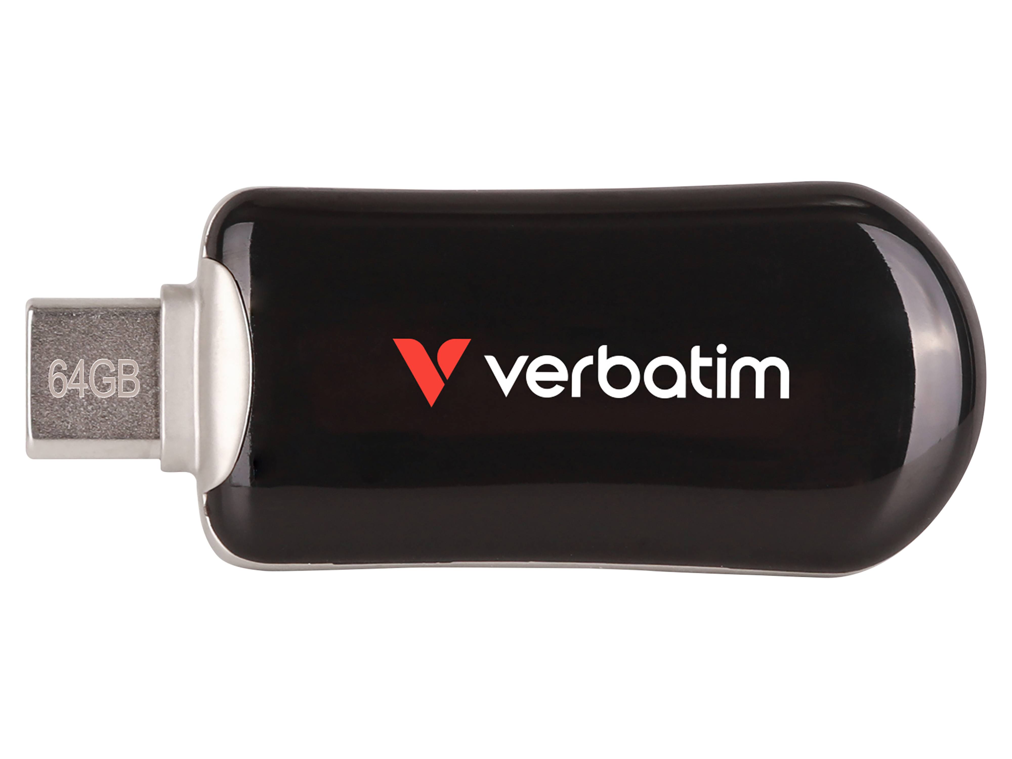VERBATIM USB-C Stick Plectra 30224 USB 3.2 64GB schwarz