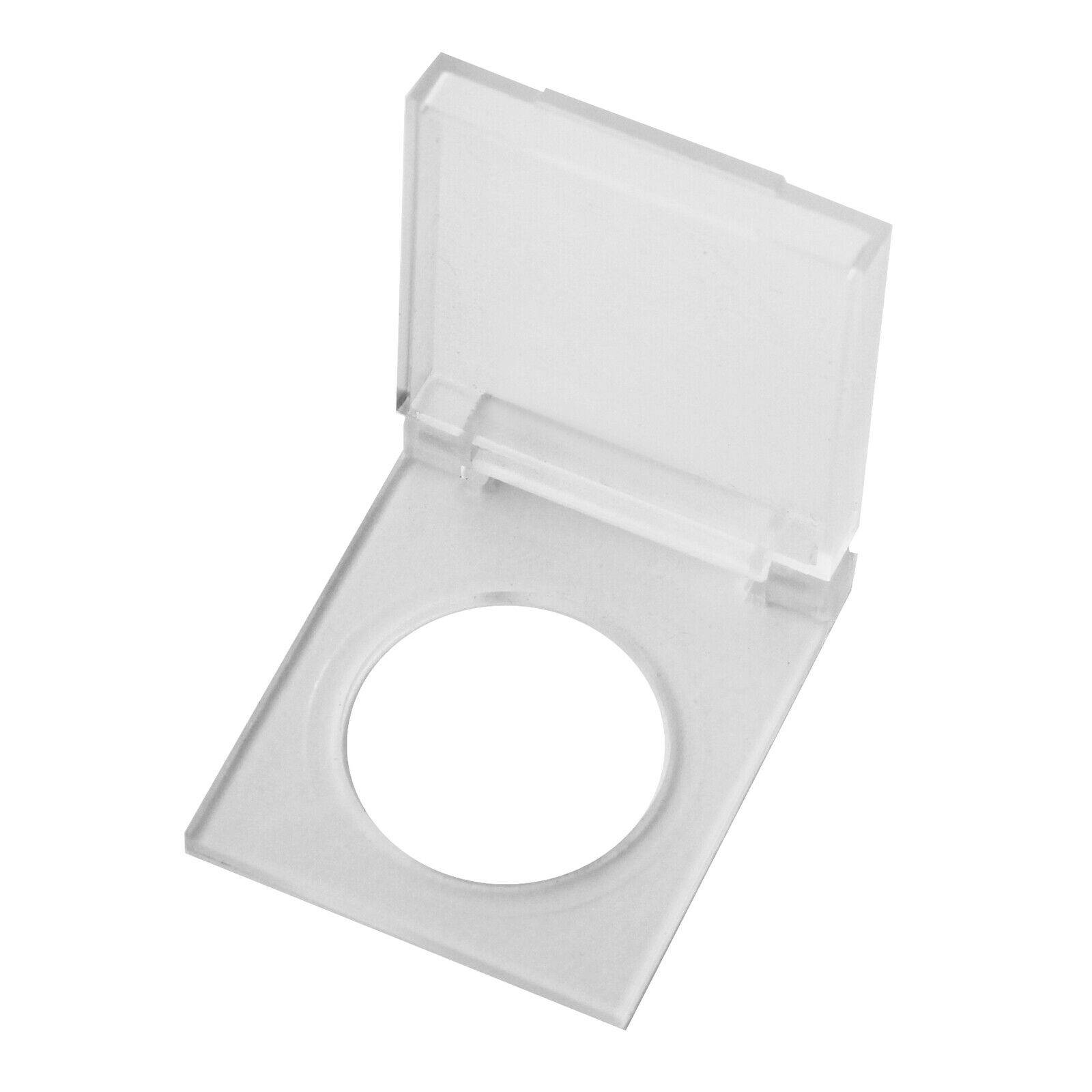 Schutzabdeckung Klappe für Taster Schalter LED Klingel Drucktaster Druckschalter Ø19mm