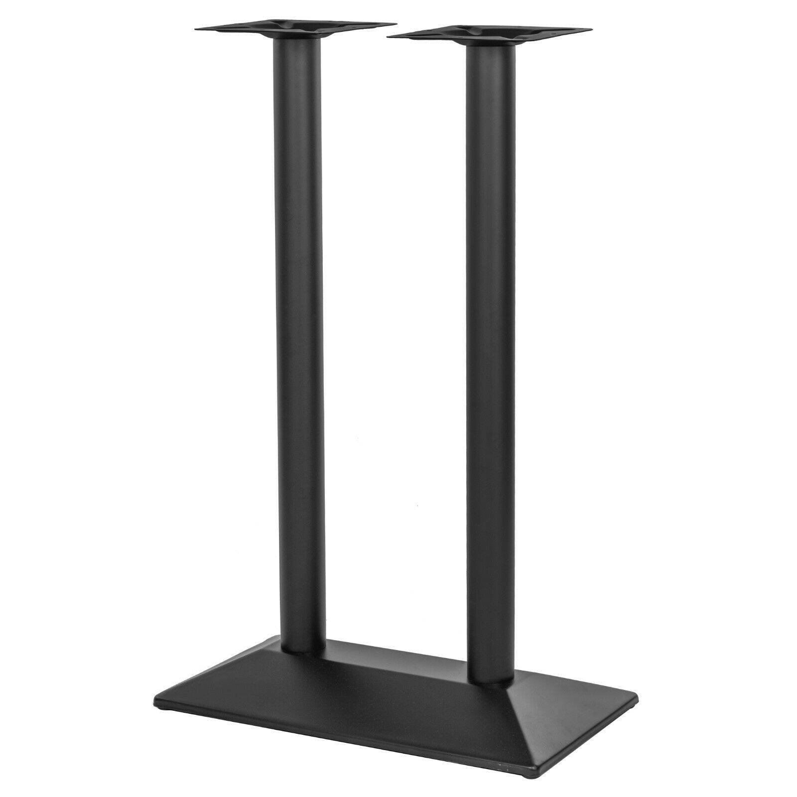 Tischgestell schwarz "München" Tischbeine Tischfuß Tischuntergestell Tisch Legs Doppelte Version 110cm