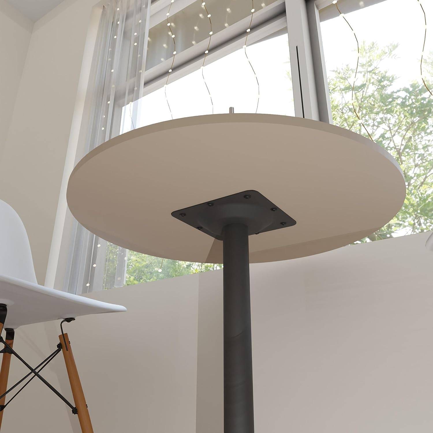 Tischgestell schwarz "München" Tischbeine Tischfuß Tischuntergestell Tisch Legs Single Version 72cm