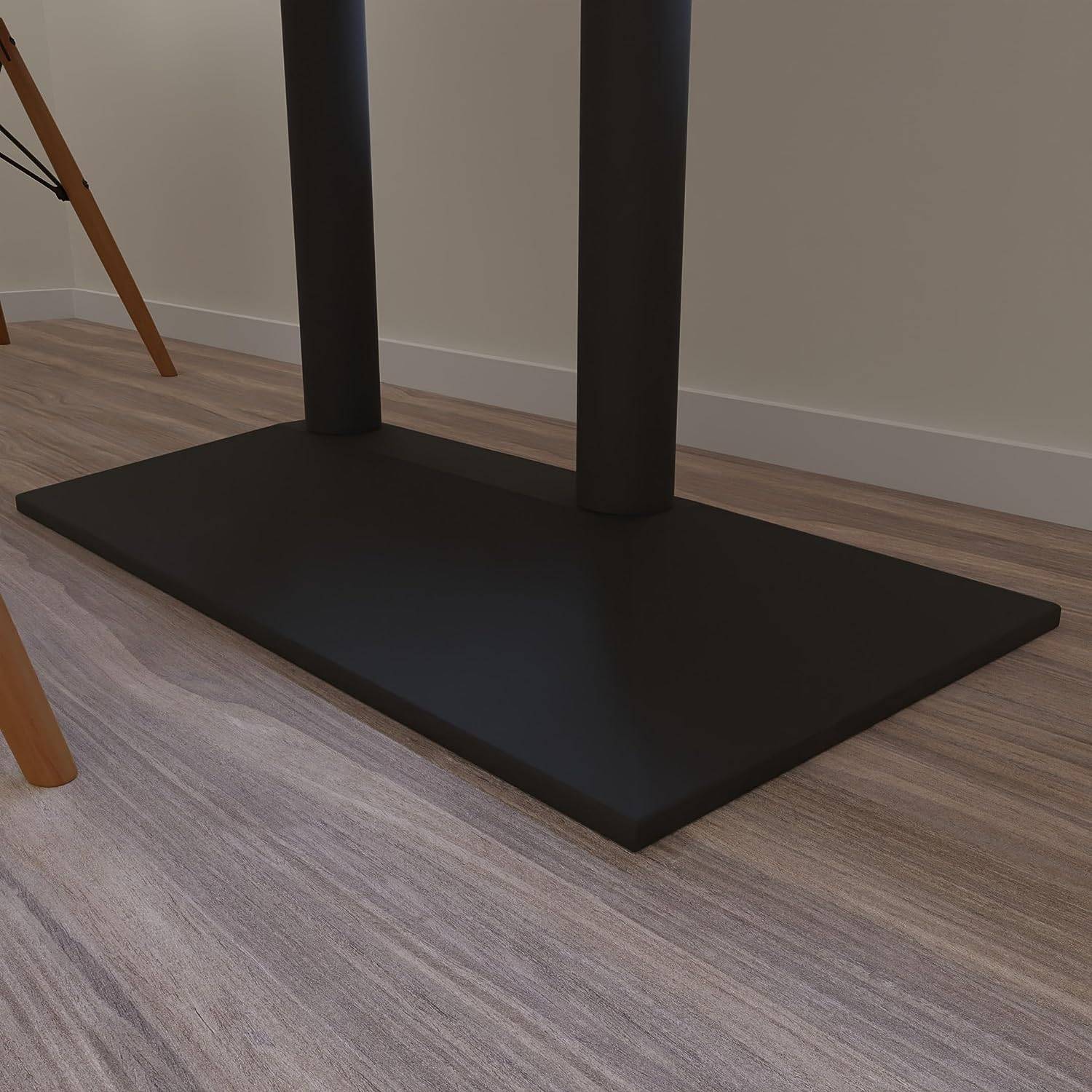 Tischgestell schwarz "München" Tischbeine Tischfuß Tischuntergestell Tisch Legs Doppelte Version 72cm