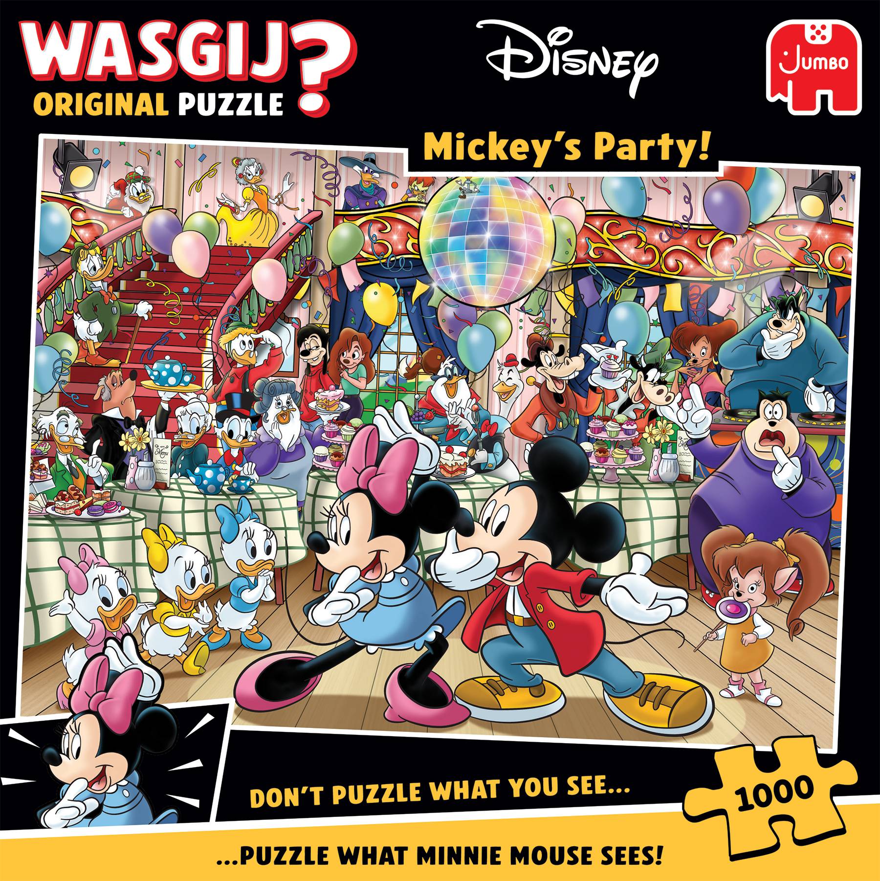 Wasgij Original, Disney Mickeys Party, 1000 Teile Puzzle