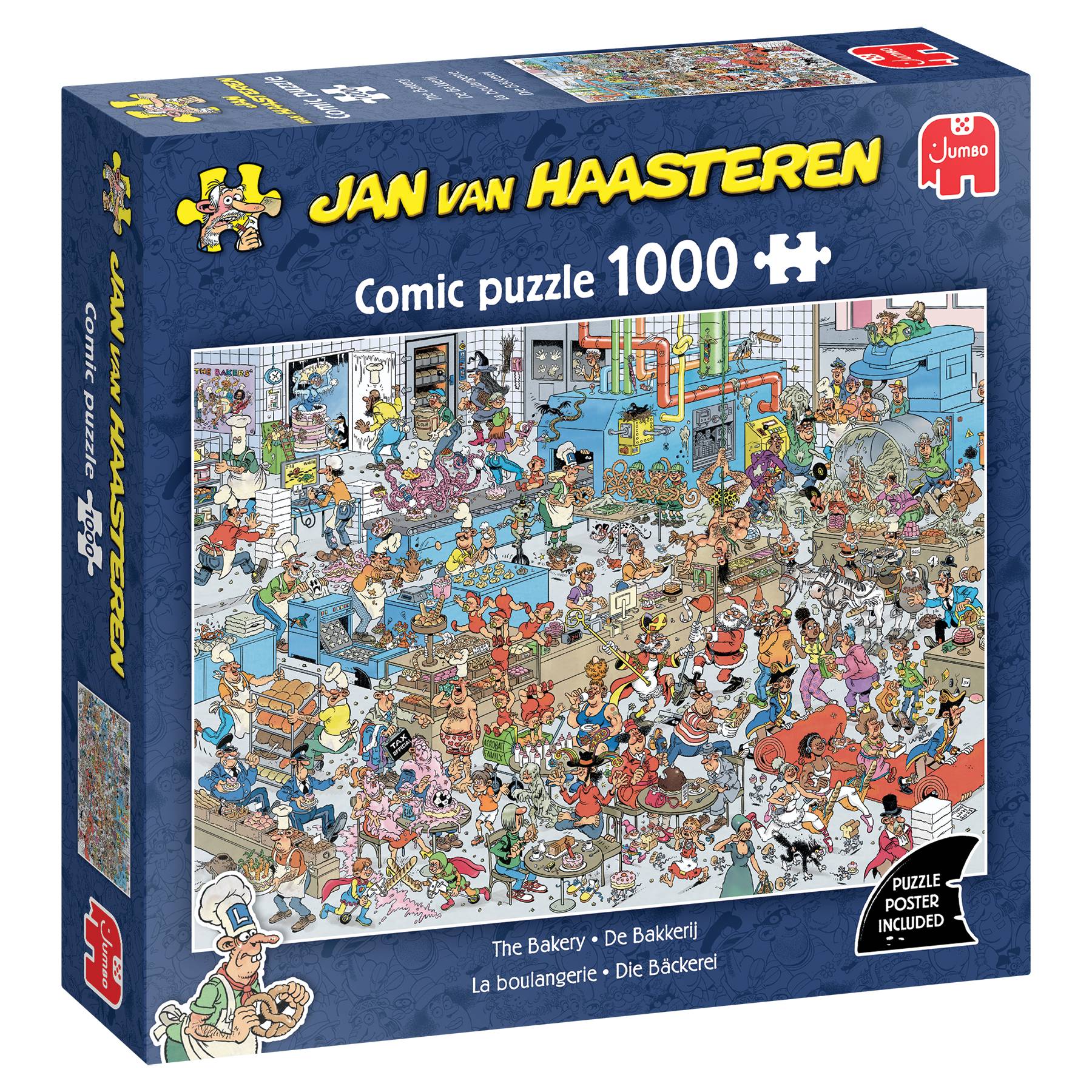 Jan van Haasteren, Die Bäckerei, 1000 Teile Puzzle