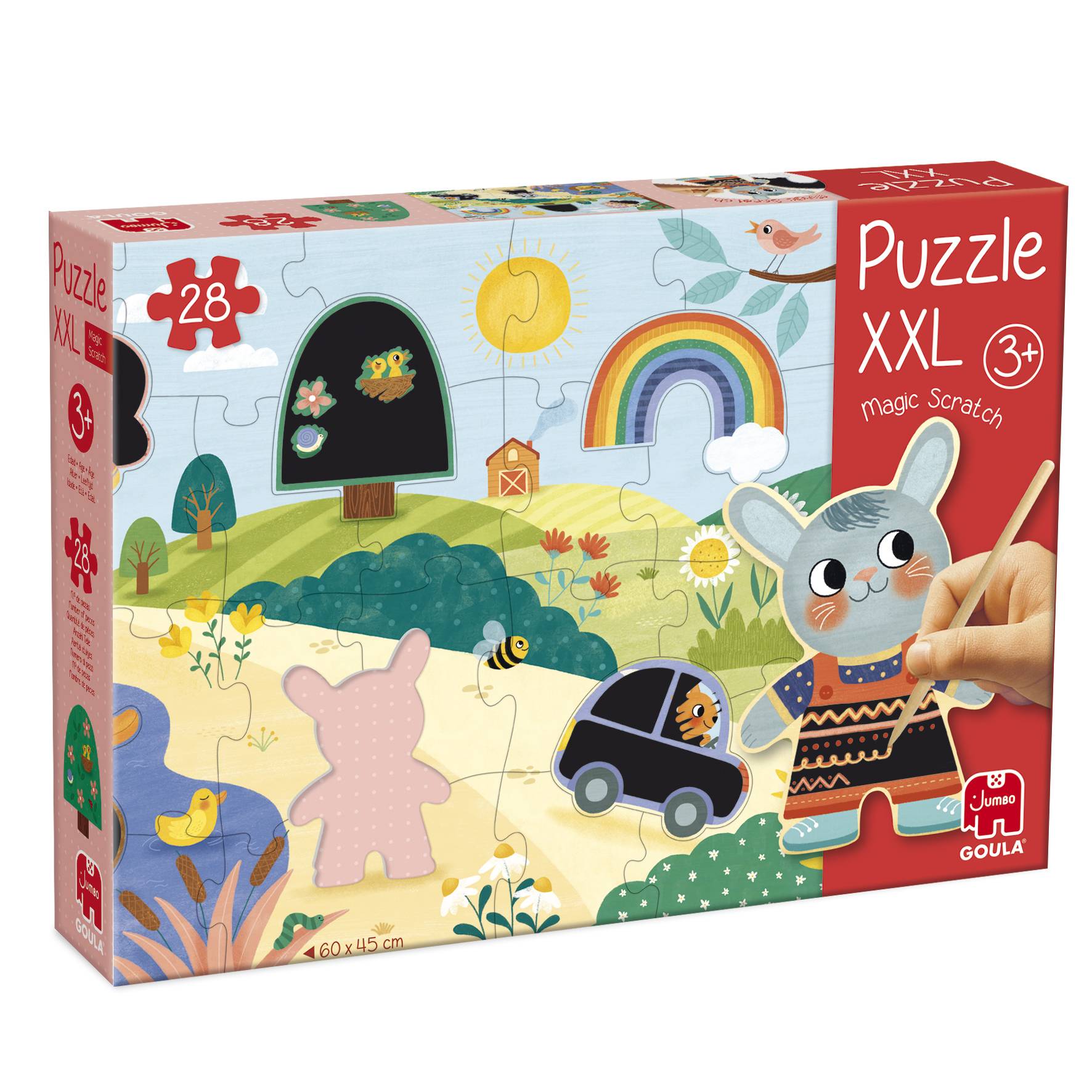 Goula, Magic Scratch, 28 Teile XXL Puzzle