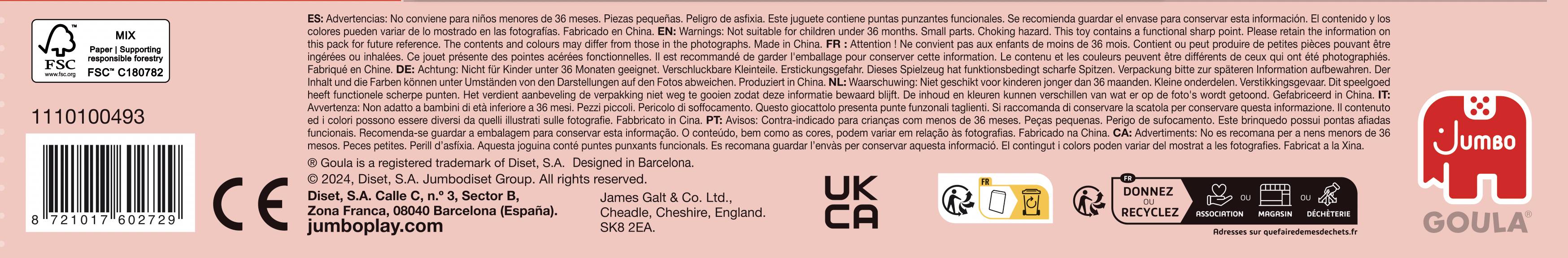 Goula, Magic Scratch, 28 Teile XXL Puzzle